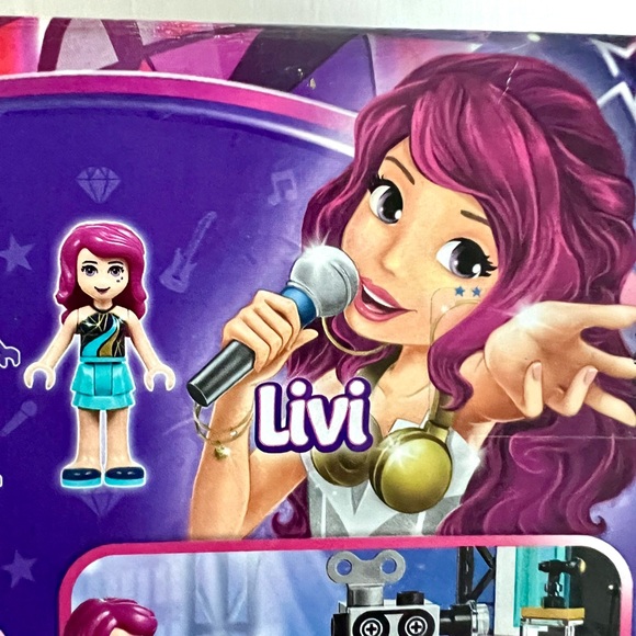NEW Lego Friends Pop Star TV Studio with Livi Set 41117 Sealed in Box 194 Pieces - Picture 12 of 16